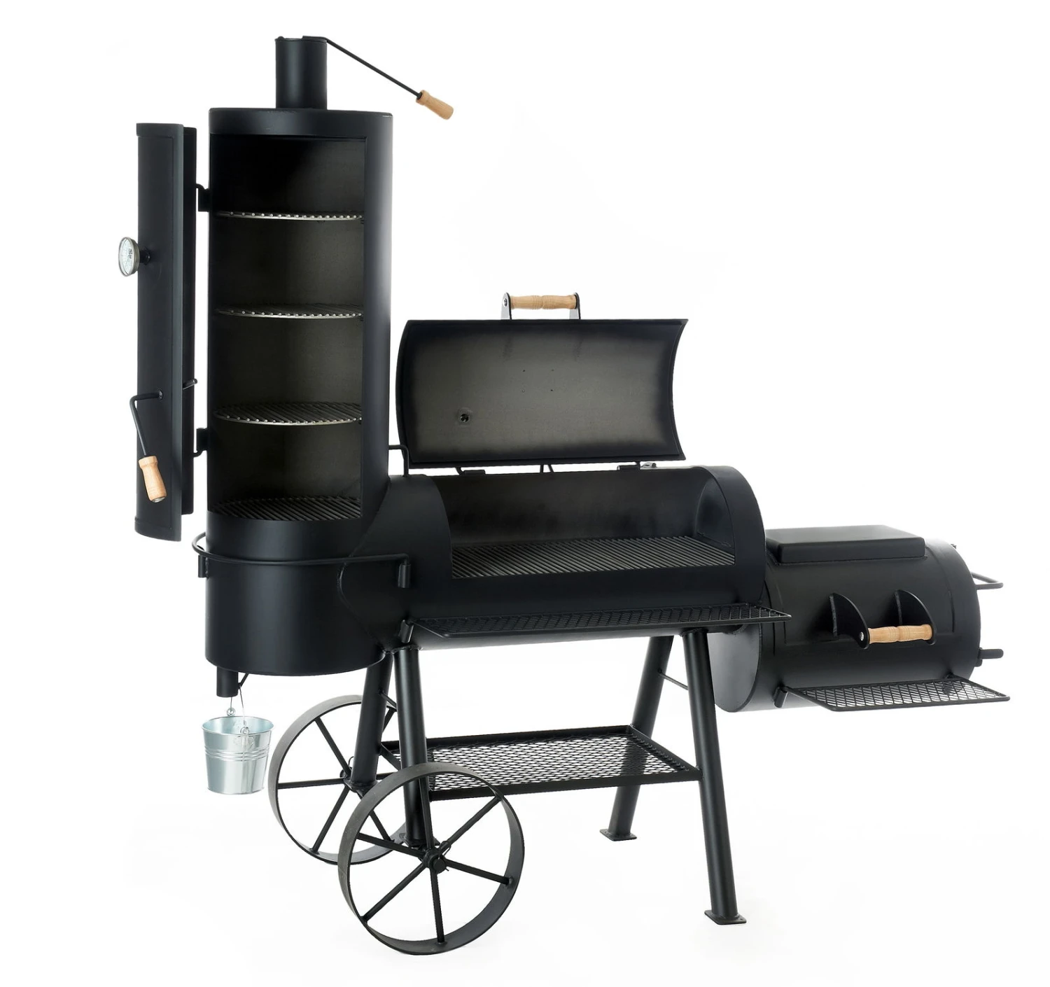 Joe's Barbeque Smoker 16" Chuckwagon 4 Joe's Barbeque Smoker 16" Chuckwagon – Bild 2