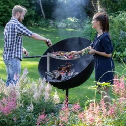 Feuerschale Lune / 100x100x120cm, 44,5kg, Höhenverstellbar -Madison Verkäufe 3920100718 Feuerschale Lune 100x100x120cm44 5kg 5 59669