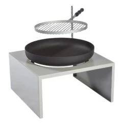 Feu Du Jardin Feuerschale "Moderne", Mit Grillfunktion, 21 Kg -Madison Verkäufe 3920100722 Feuerschale Moderne Gartenfeuer mit Grillfunktion1 65404