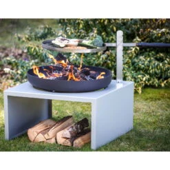 Feu Du Jardin Feuerschale "Moderne", Mit Grillfunktion, 21 Kg -Madison Verkäufe 3920100722 Feuerschale Moderne Gartenfeuer mit Grillfunktion4 65400