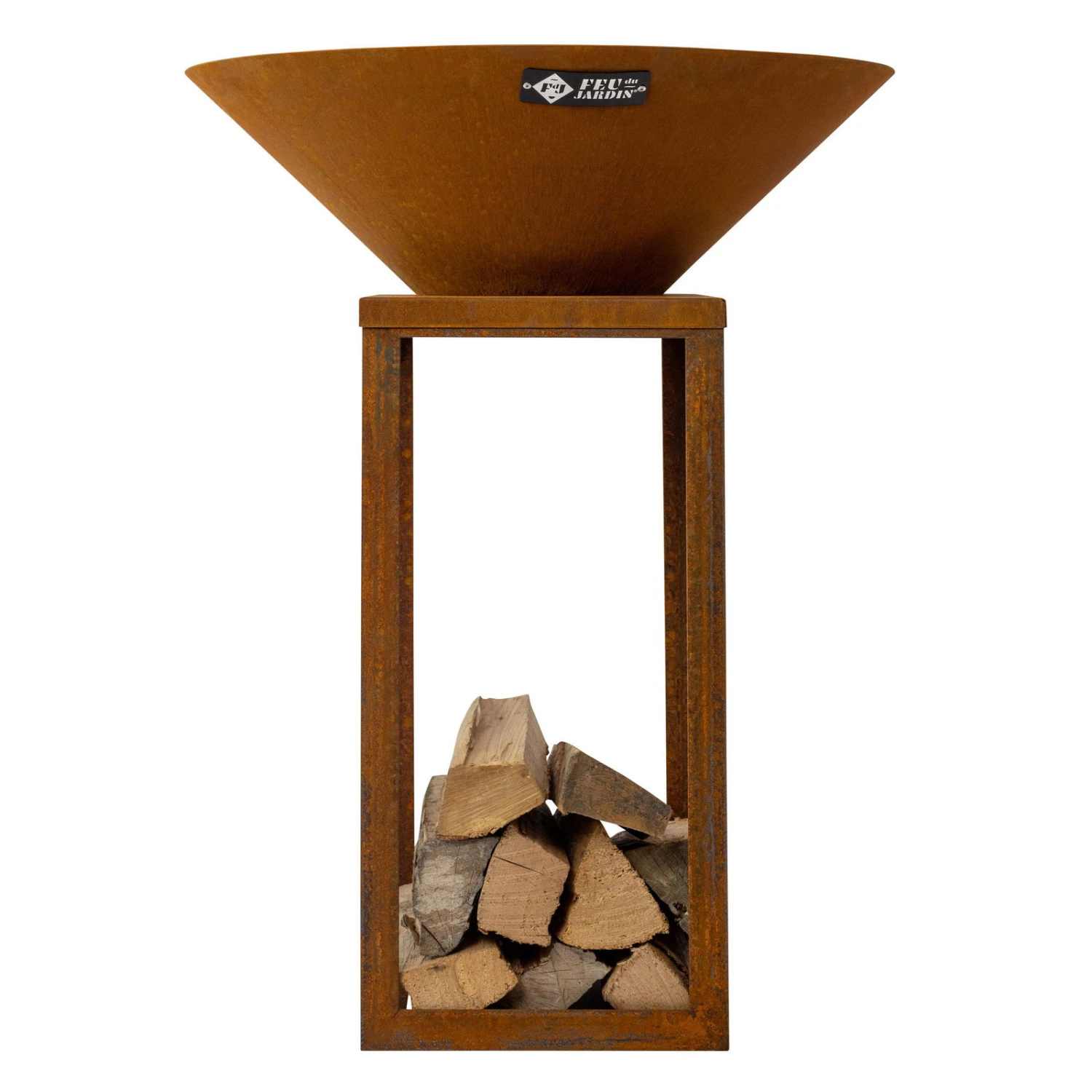 Edelstahl-Feuerstelle 'Fyro 80', Rost, 100 X 100 X 80 Cm 5 Edelstahl-Feuerstelle 'Fyro 80', Rost, 100 X 100 X 80 Cm – Bild 3