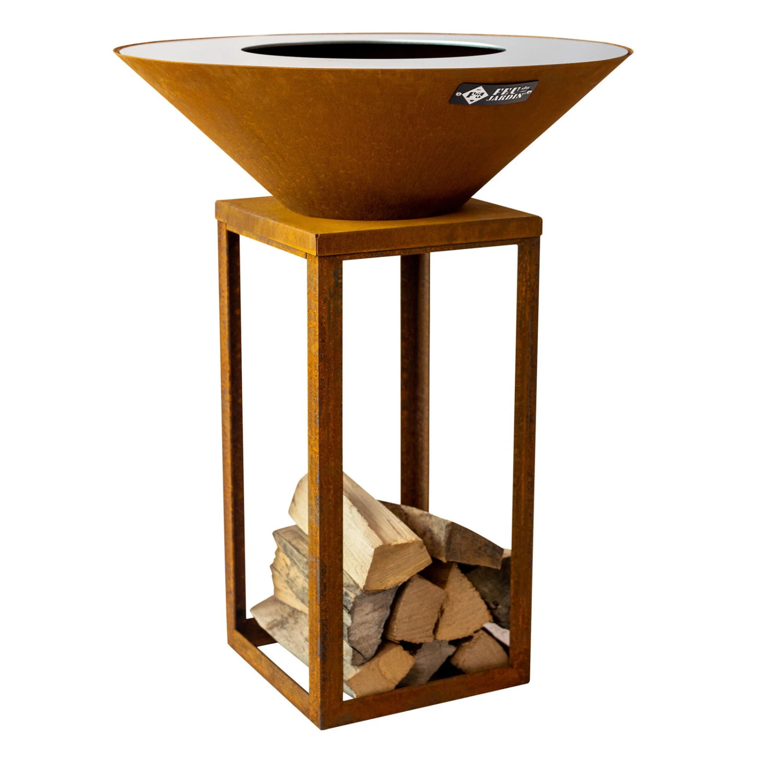 Edelstahl-Feuerstelle 'Fyro 80', Rost, 100 X 100 X 80 Cm 4 Edelstahl-Feuerstelle 'Fyro 80', Rost, 100 X 100 X 80 Cm – Bild 2