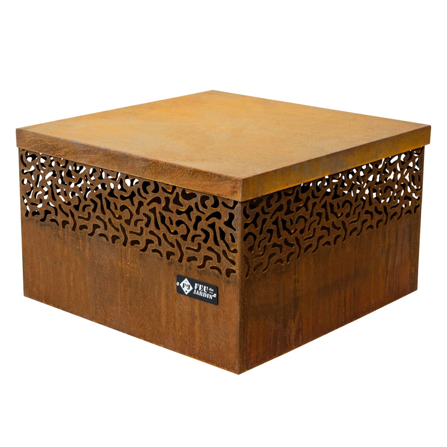 Edelstahl-Feuerstelle 'CUBE 500', Rost, 45 X 75 X 75 Cm 3 Edelstahl-Feuerstelle 'CUBE 500', Rost, 45 X 75 X 75 Cm