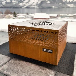 Edelstahl-Feuerstelle 'CUBE 500', Rost, 45 X 75 X 75 Cm 10 Edelstahl-Feuerstelle 'CUBE 500', Rost, 45 X 75 X 75 Cm -Madison Verkäufe 3920100740 Feuerstelle Cube500 rost 2 109402