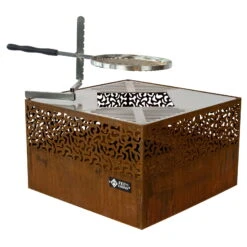 Edelstahl-Feuerstelle 'CUBE 500', Rost, 45 X 75 X 75 Cm 9 Edelstahl-Feuerstelle 'CUBE 500', Rost, 45 X 75 X 75 Cm -Madison Verkäufe 3920100740 Feuerstelle Cube500 rost 4 109401