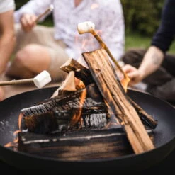 Edelstahl-Feuerstelle 'X 50', Schwarz, 28 X 55 Cm -Madison Verkäufe 3920100743 Feuerschale X50 schwarz 1 125222