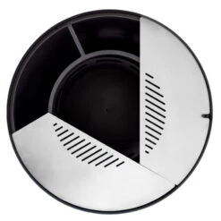 Edelstahl-Feuerstelle 'TRIA', Schwarz, 100 X 55 X 100 Cm -Madison Verkäufe 3920100753 Feuerstelle TRIA schwarz ca100x55x100cm 6 125242