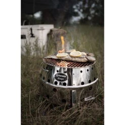 Holzkohlegrill Petromax Atago, Grau, Edelstahl, Ca. 28 X 40 X 40 Cm -Madison Verkäufe 3920100763 holzkohlegrill petromax atago 4 121044