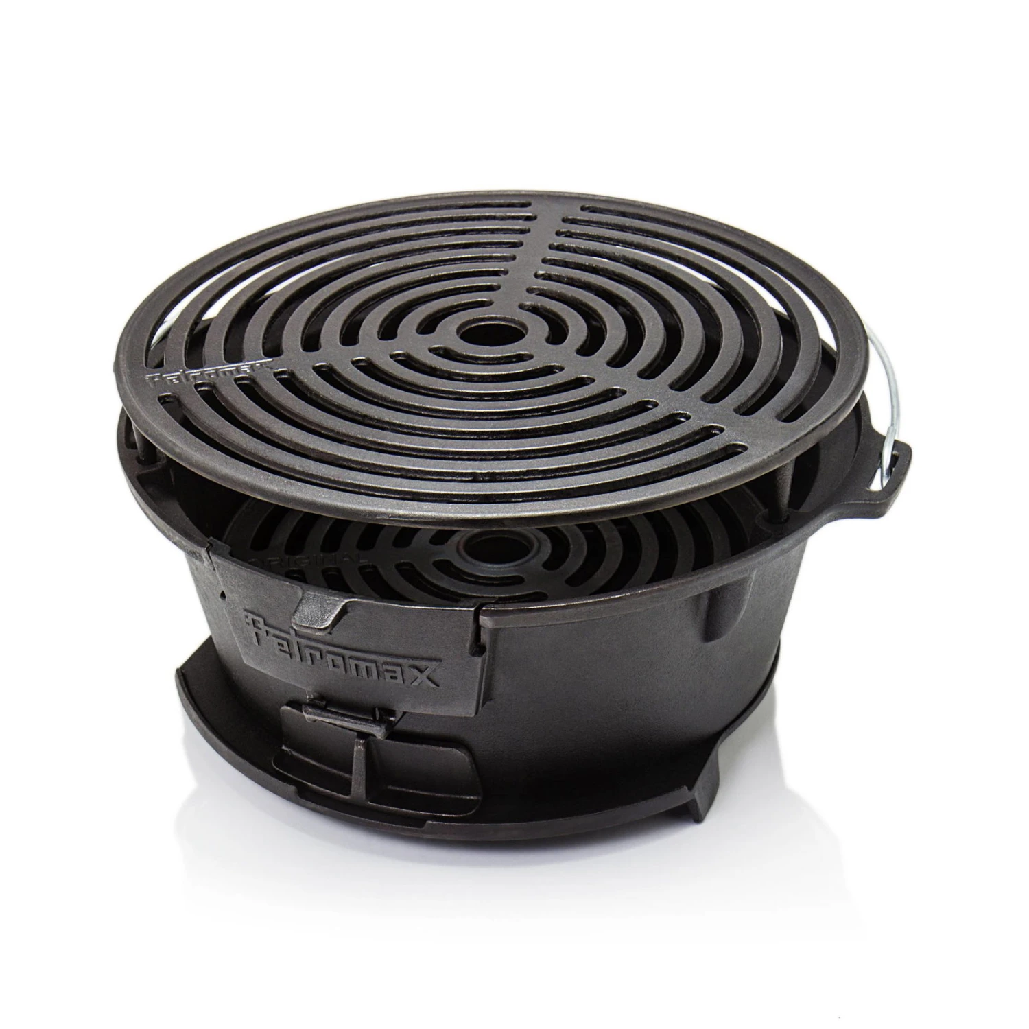 Feuergrill Petromax TG3, Schwarz, Gusseisen, Ca. Ø 45 X H 21 Cm 6 Feuergrill Petromax TG3, Schwarz, Gusseisen, Ca. Ø 45 X H 21 Cm – Bild 4