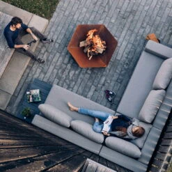 Höfats TRIPLE 90 Feuerschale In Schwarz, Maße 90 X 78 X 24 Cm -Madison Verkäufe 3920150074 TRIPLE 90 Feuerschale 90x78x24cm 2 57576