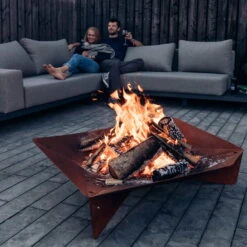 Höfats TRIPLE 90 Feuerschale In Schwarz, Maße 90 X 78 X 24 Cm -Madison Verkäufe 3920150074 TRIPLE 90 Feuerschale 90x78x24cm 5 57573