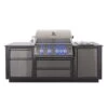 Napoleon Küche 'Oasis Compact 105', Schwarz, Stahl, Ca. 129 X 83 X 224,5 Cm -Madison Verkäufe 3920200355 Outdoorkueche Oasis Compact105 mit Big32 grau mit 4 Hauptbrenner 7 123234