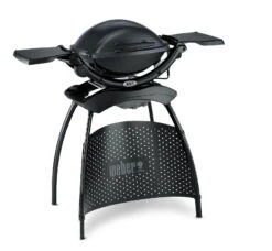 Elektrogrill Weber® Q® 1400 Stand, Dunkelgrau Mit Seitentischen