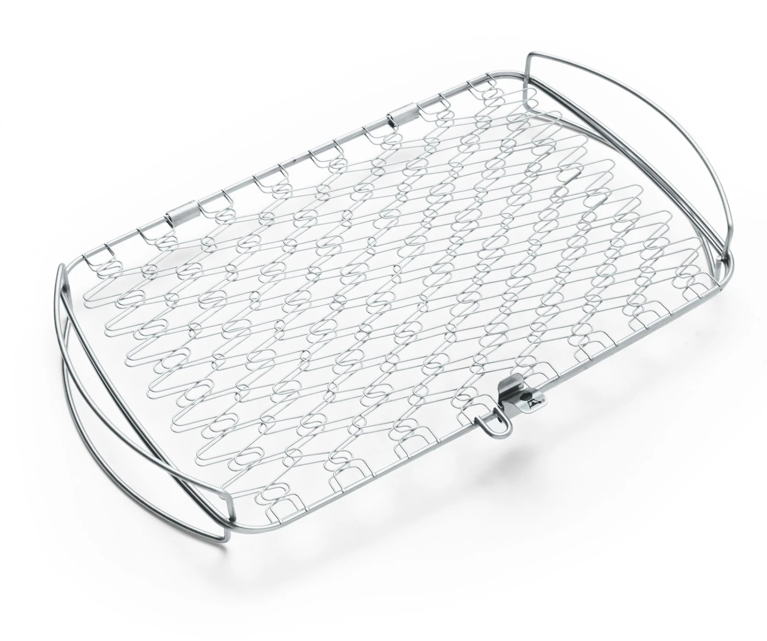 Weber® Fisch- Und Gemüsehalter Groß, Edelstahl, Rechteckig 4 Weber® Fisch- Und Gemüsehalter Groß, Edelstahl, Rechteckig – Bild 2