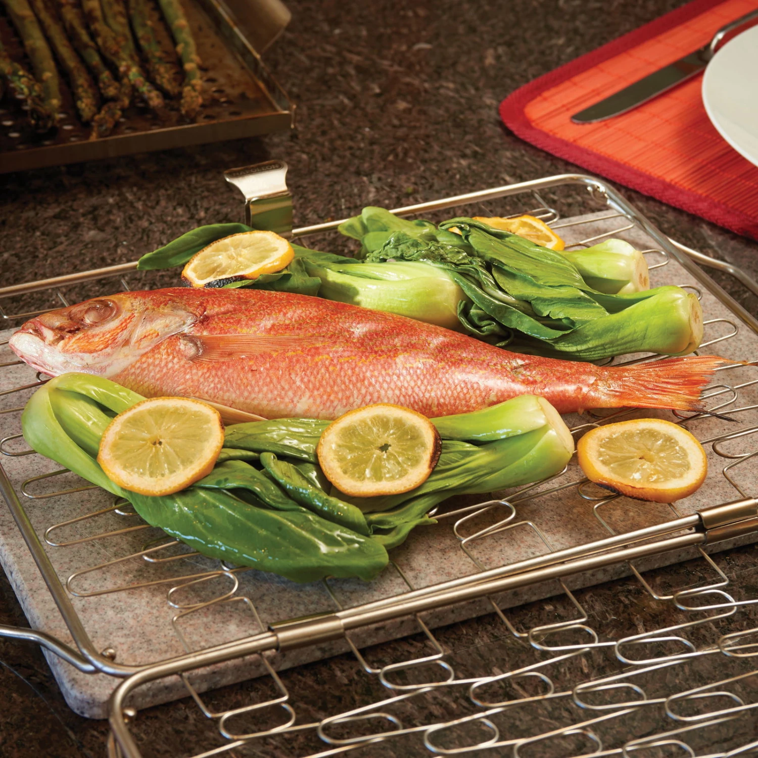 Napoleon Fisch- Und Gemüsehalter Klappbar, Ca. 40,1x26,2x8,6 Cm 8 Napoleon Fisch- Und Gemüsehalter Klappbar, Ca. 40,1x26,2x8,6 Cm – Bild 6