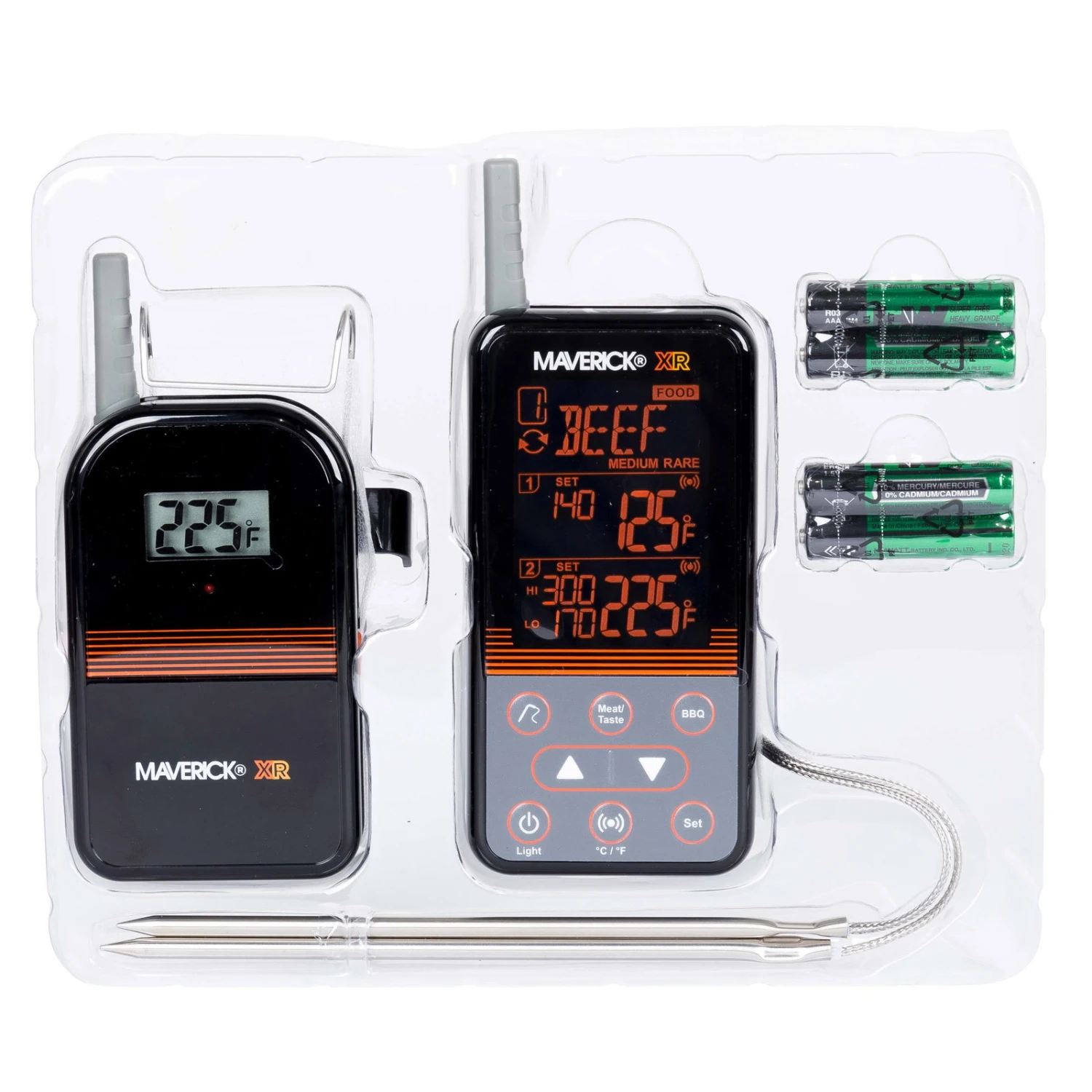 Funkthermometer Maverick XR-40, Zwei Temperaturfühler, Reichweite 160 M 4 Funkthermometer Maverick XR-40, Zwei Temperaturfühler, Reichweite 160 M – Bild 2