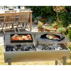 Grillschale, Antihaftbeschichtet, Wiederverwendbar -Madison Verkäufe 3920501818 Grillschale Inhalt ca 3 Liter schwarz 6 61089