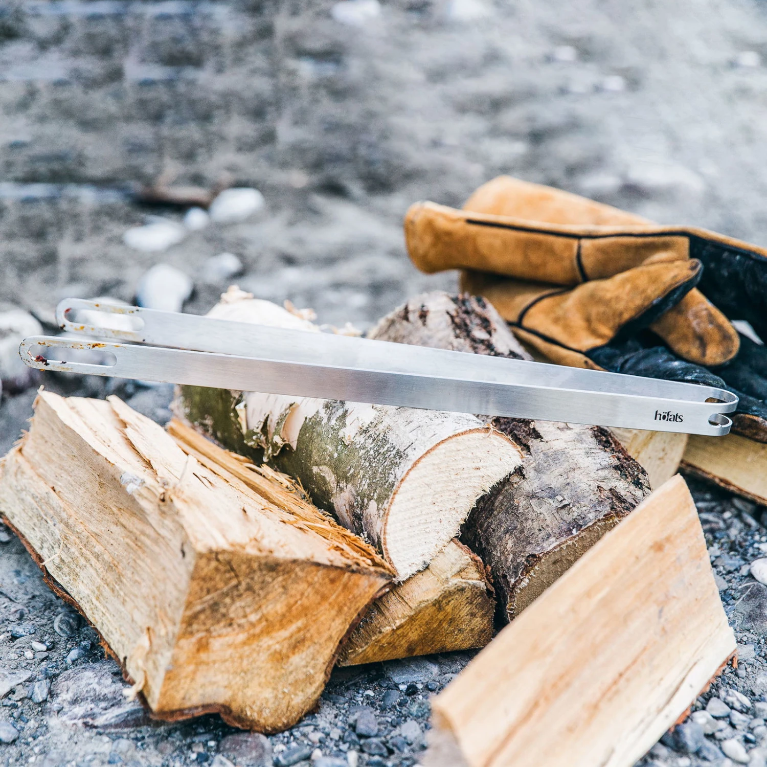 Grillzange, Höfats, Silber, Edelstahl 3 Grillzange, Höfats, Silber, Edelstahl