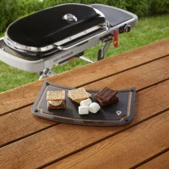 Schneidebrett Für Gasgrill Weber Traveller, Braun, 35 X 24 X 1,3 Cm -Madison Verkäufe 3920501997 Weber Traveler Schneidebrett fuer den Seitentisch 2 93602