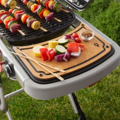 Schneidebrett Für Gasgrill Weber Traveller, Braun, 35 X 24 X 1,3 Cm -Madison Verkäufe 3920501997 Weber Traveler Schneidebrett fuer den Seitentisch 3 93600