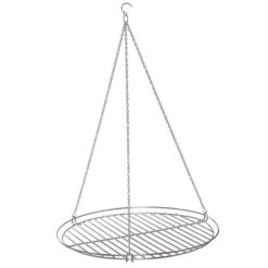 Grillrost 'INOX', Schwarz, Edelstahl, Ø 70 Cm