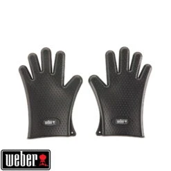 Weber Grillhandschuhe, Schwarz, Silikon, EU-Größe 9
