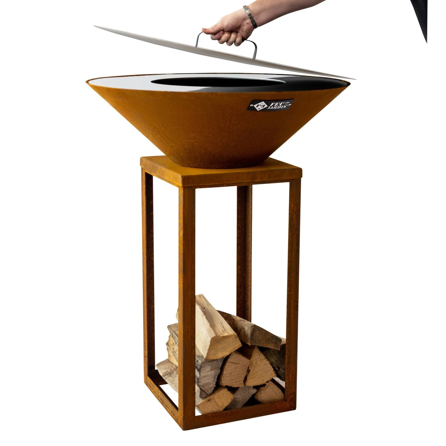 Metalldeckel Für Feuerstelle 'Fyro', Ø Ca. 80 Cm 4 Metalldeckel Für Feuerstelle 'Fyro', Ø Ca. 80 Cm – Bild 2