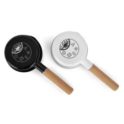 Petromax Stieltopf, Weiß, Edelstahl/Holz, Ca. 500 Ml -Madison Verkäufe 3920502262 petromax emaille stieltopf 4 121450