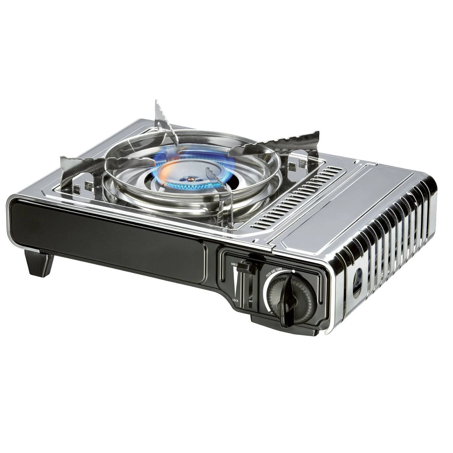 Kartuschenkocher 'Nelson', Oberfläche Edelstahl, 13 X 28 X 37 Cm 5 Kartuschenkocher 'Nelson', Oberfläche Edelstahl, 13 X 28 X 37 Cm – Bild 3