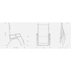 Lafuma Relaxsessel 'R Clip', Seigle -Madison Verkäufe 3930401085 Relaxsessel R Clip Batyline Seigle II 5 118770