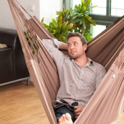 LA SIESTA Hängestuhl Lounger Habana Chocolate, Aus Bio-Baumwolle 13 LA SIESTA Hängestuhl Lounger Habana Chocolate, Aus Bio-Baumwolle -Madison Verkäufe 3940200258 Haengestuhl Lounger Habana chocolate BioBaumwolle 47086