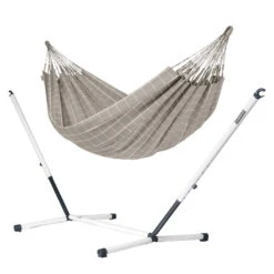 LA SIESTA Doppel-Hängematte Brisa, Almond, Outdoor Material, Bis 160 Kg, Wetterfest -Madison Verkäufe 3940200281 Doppel Haengematte Brisa almond Outdoor Material 4 61236