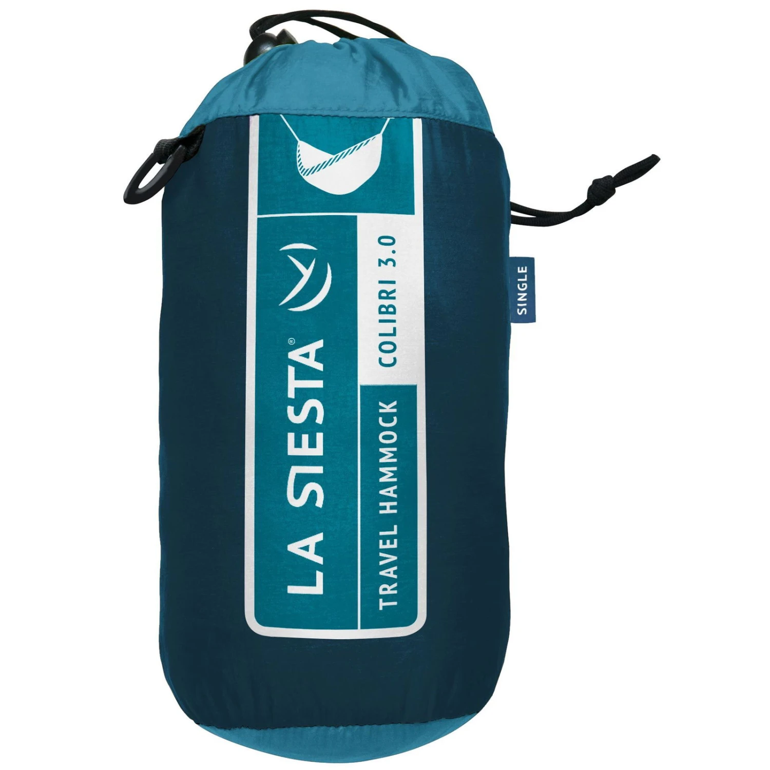 LA SIESTA Single-Reisehängematte Colibri 3.0, River, Nylon, Bis 180 Kg, Reißfest, Leicht 5 LA SIESTA Single-Reisehängematte Colibri 3.0, River, Nylon, Bis 180 Kg, Reißfest, Leicht – Bild 3