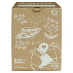 Single-Hängematte 'Paloma', La Siesta, Grau, Bio-Baumwolle, 26 X 21 X 19 Cm -Madison Verkäufe 3940200302 Single Haengematte Paloma Geschenkbox Bio Baumwolle 5 86545