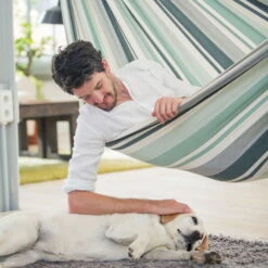 Single-Hängematte 'Paloma', La Siesta, Grau, Bio-Baumwolle, 26 X 21 X 19 Cm -Madison Verkäufe 3940200302 Single Haengematte Paloma Geschenkbox Bio Baumwolle 6 86547