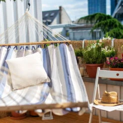 LA SIESTA Doppel-Stabhängematte 'Alisio', Sea Salt -Madison Verkäufe 3940200309 Doppel Stabhaengematte Alisio Sea Salt wetterbestaendig 1 86055