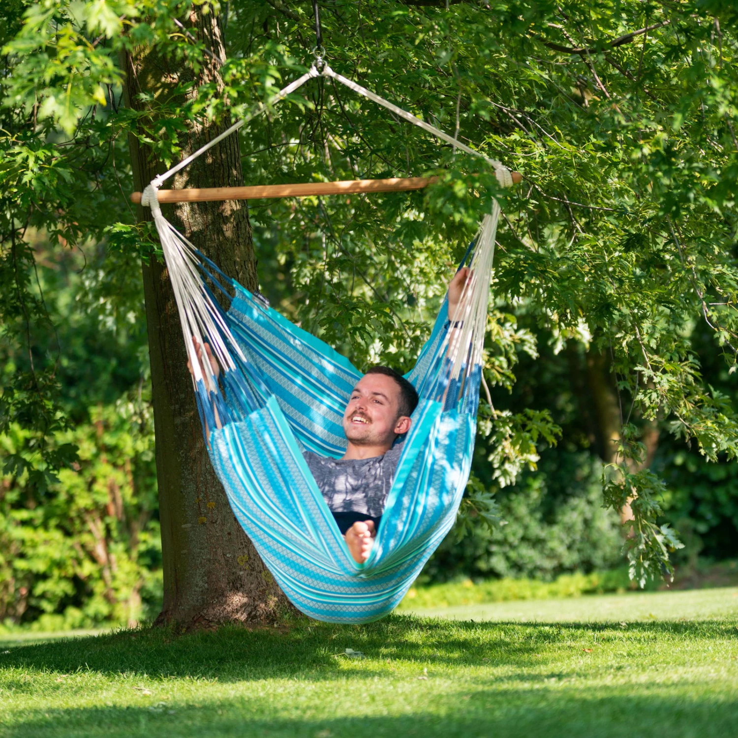 LA SIESTA Hängesessel 'Habana Azure', Blau 6 LA SIESTA Hängesessel 'Habana Azure', Blau – Bild 4