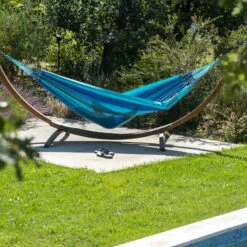 LA SIESTA Hängematte 'Modesta', Lagoon 8 LA SIESTA Hängematte 'Modesta', Lagoon -Madison Verkäufe 3940200333 Doppel Haengematte Modesta Lagoon Bio Baumwolle 3 106098