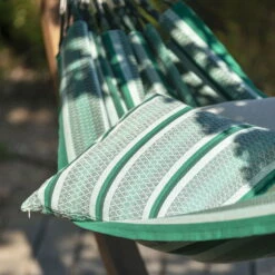 LA SIESTA Hängematte 'Modesta', Agave, Doppel - L 350 X B 160 Cm -Madison Verkäufe 3940200338 Doppel Haengematte Modesta Agave Bio Baumwolle 2 106116