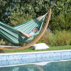 LA SIESTA Hängematte 'Modesta', Agave, Doppel - L 350 X B 160 Cm -Madison Verkäufe 3940200338 Doppel Haengematte Modesta Agave Bio Baumwolle 4 106115