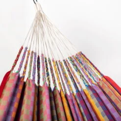 LA SIESTA Doppel-Hängematte 'Modesta', Flowers, 350 X 160 Cm -Madison Verkäufe 3940200339 Doppel Haengematte Flora Flowers Bio Baumwolle 4 106120