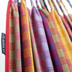 LA SIESTA Doppel-Hängematte 'Modesta', Flowers, 350 X 160 Cm -Madison Verkäufe 3940200339 Doppel Haengematte Flora Flowers Bio Baumwolle 5 106121