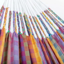 LA SIESTA Doppel-Hängematte 'Modesta', Flowers, 350 X 160 Cm -Madison Verkäufe 3940200339 Doppel Haengematte Flora Flowers Bio Baumwolle 6 106122