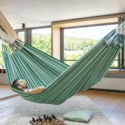 LA SIESTA Hängematte 'Modesta', Agave -Madison Verkäufe 3940200345 Kingsize Haengematte Modesta Agave Bio Baumwolle 3 106136