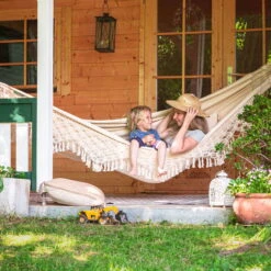 LA SIESTA Kingsize Hängematte 'Bossanova', Latte -Madison Verkäufe 3940200348 Kingsize Haengematte Bossanova Latte Bio Baumwolle 3 106147