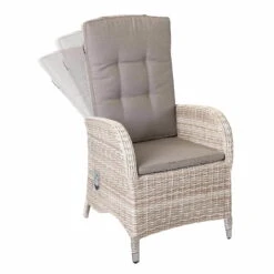 Kölle Geflechtsessel "Colorado" Verstellbar, Mixgrau, Inkl. Auflage -Madison Verkäufe 3950100818 Geflechtsessel verstellt 64453