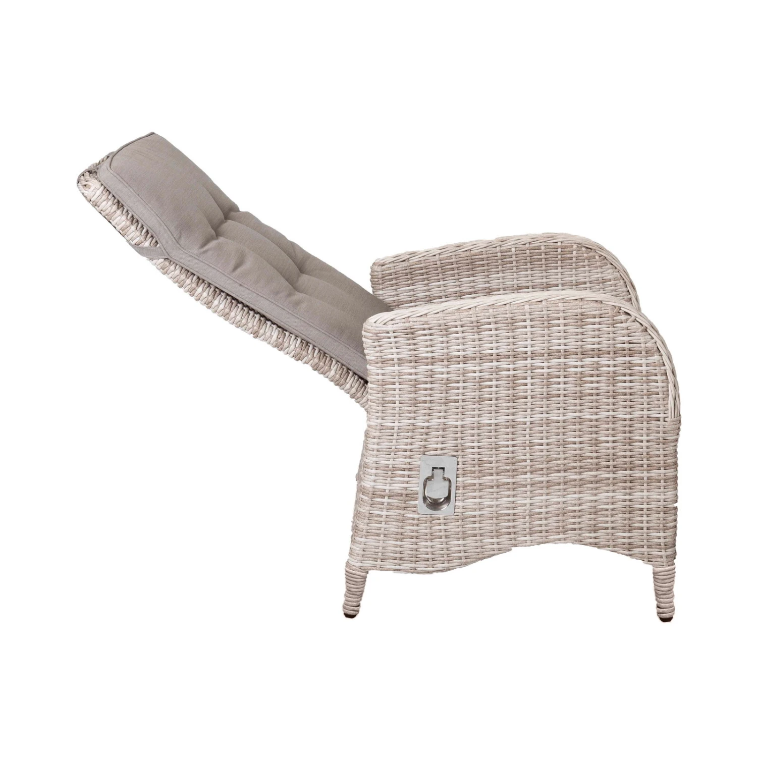 Kölle Geflechtsessel "Colorado" Verstellbar, Mixgrau, Inkl. Auflage – Bild 2