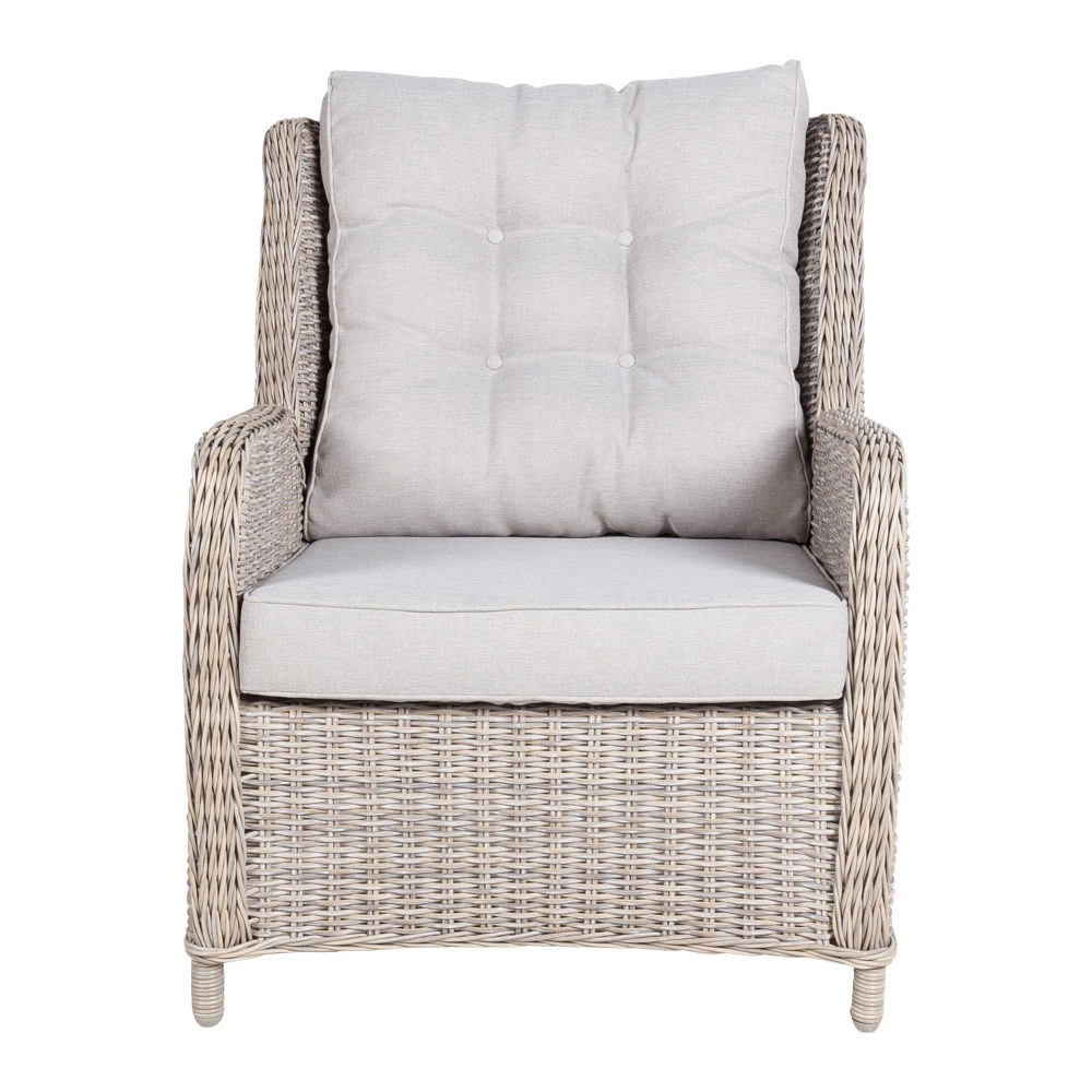 Kölle Geflecht-Sessel Jumbo Inkl. Hocker, Mit Auflage 10 Kölle Geflecht-Sessel Jumbo Inkl. Hocker, Mit Auflage – Bild 8