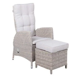 Hocker "Heidelberg", Ca. 40 X 40 X H 45 Cm, Stone Grey, Rattanbaun 6 Hocker "Heidelberg", Ca. 40 X 40 X H 45 Cm, Stone Grey, Rattanbaun -Madison Verkäufe 3950100949 Hocker Heidelberg Koelle ca 40x40xH45cm Auflage royal stone 4 1 59093