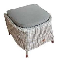 Kölle Hocker 'Colorado', Mixgrau, Alu, Polyrattan